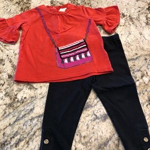 Kate Spade New York Top and Leggings Set